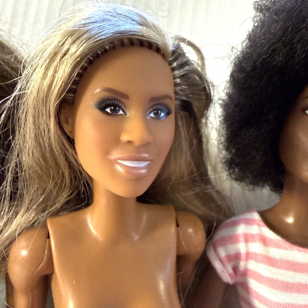 4 BARBIE Doll Diverse Lot MATTEL Ethnic Dark Skin Melanin Black African Afro - Picture 3 of 14